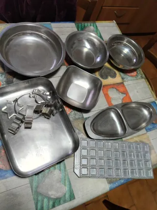 Set Acciaio Inox Utensili Cucina