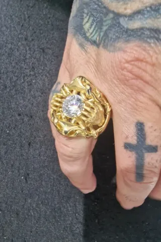 Anillo Oro 18kt con Gran Circonita