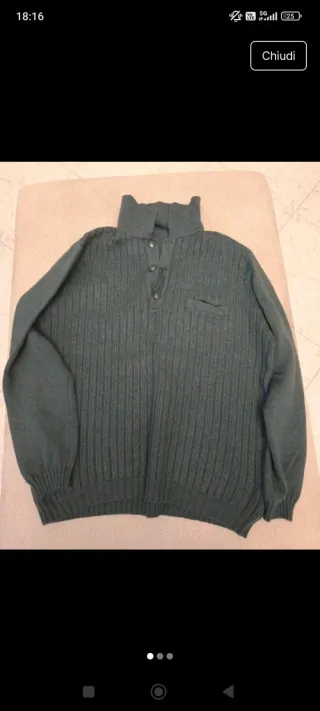 Maglione lana vintage uomo