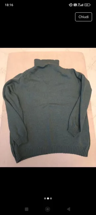 Maglione lana vintage uomo