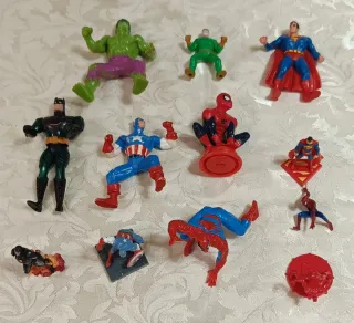 Action Figure Supereroe set da 12 personaggi