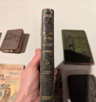 Lote 8 libros antiguos