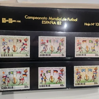 Colección Sellos Mundial 82 España Nar Lam