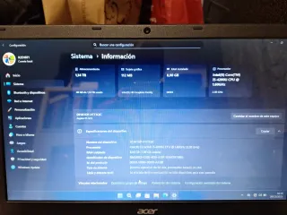 Portátil Acer Aspire Negro
