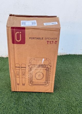 Altavoz portátil Bluetooth + 2 micrófonos - NUEVO