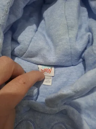 Pagliaccetto neonato 0-3 mesi 56 cm Mickey azzurro