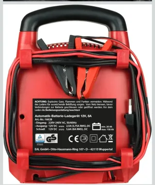 Cargador Batería APA Automático 8A