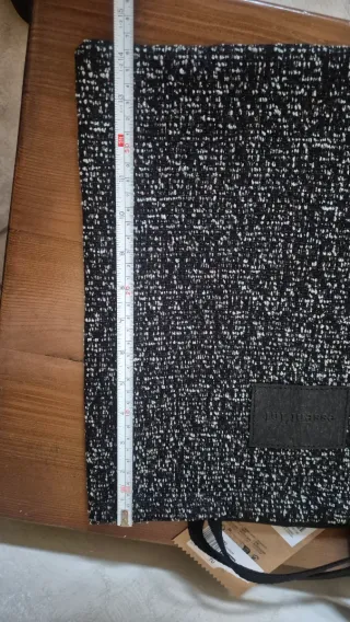 Borsa Square bag M Fabric Black Label