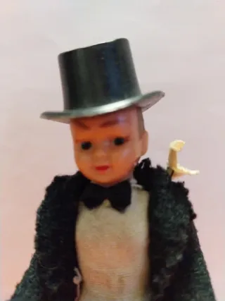 Pareja Novios Vintage Muñecos. Ojos móviles.