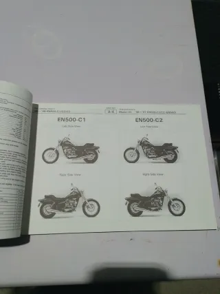 Catálogo Kawasaki EN500 Piezas Recambio