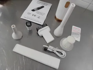 Aspirador de mano portátil y accesorios