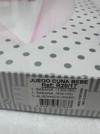 Sabanas Cuna y Minicuna Bebé