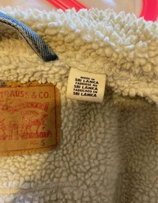 Chaqueta Levi's Sherpa Azul Talla M