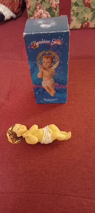 Statuetta Bambino Gesù con aureola