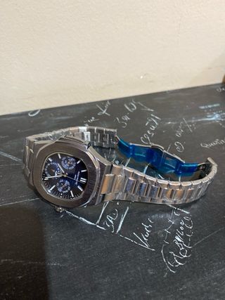 Patek Philippe Nautilus Cronógrafo Esfera Azul