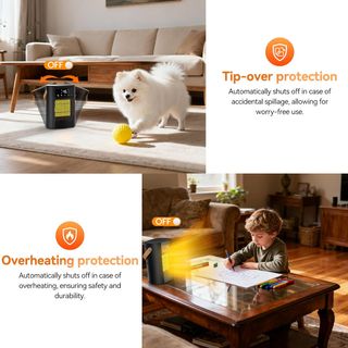 Stufa Elettrica 2000W Basso Consumo