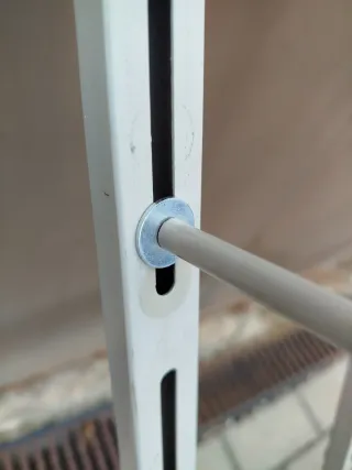 Zapatero Pax Ikea Beige, Blanco y Plata