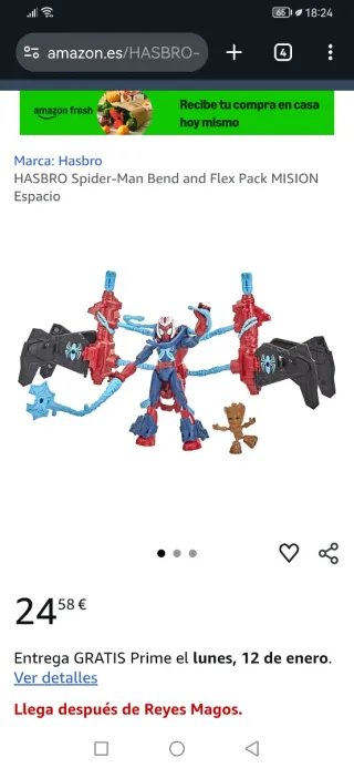 Spiderman Bend and Flex Juguete