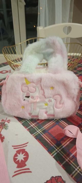 Kit completo bambola e borsa unicorno