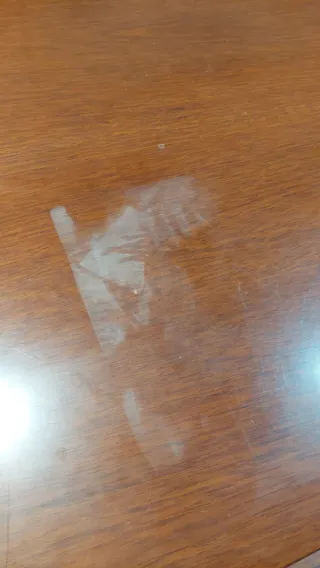 Mesa de despacho de madera