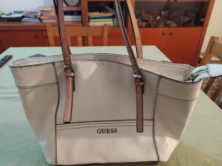 Borsa Guess donna beige/bianca