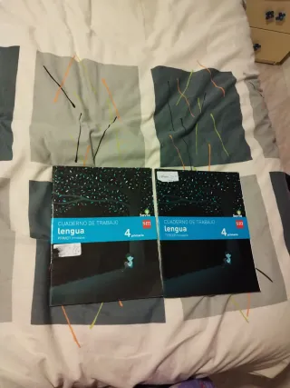 Cuaderno de lengua. 4 Primaria  Trimestre. Savia