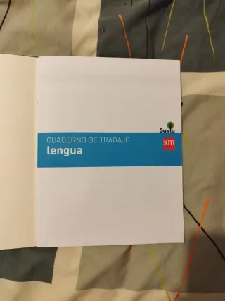 Cuaderno de lengua. 4 Primaria  Trimestre. Savia