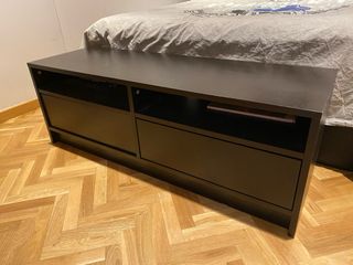 Mueble TV Ikea 2 cajones marron