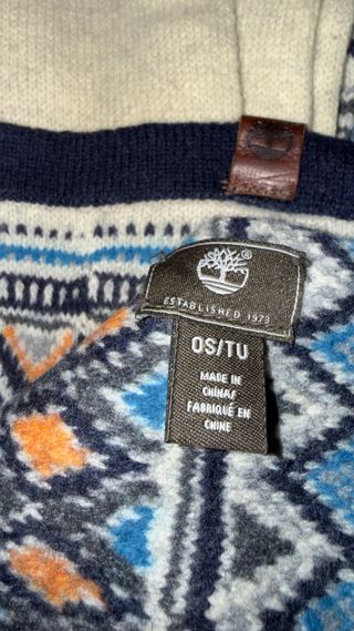 Bufanda Timberland Beige Multicolor