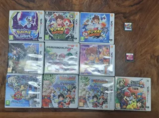 Lote Juegos Nintendo 3DS: Pokémon, Mario Kart, Yok