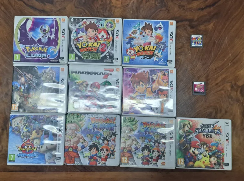 Imagen de Lote Juegos Nintendo 3DS: Pokémon, Mario Kart, Yok