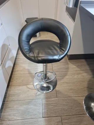 2 Taburetes de Cocina Negros