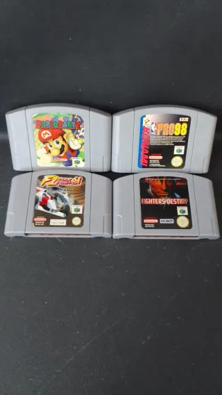 ♍4 Juegos Nintendo 64: Mario Party, NBA Pro 98, F