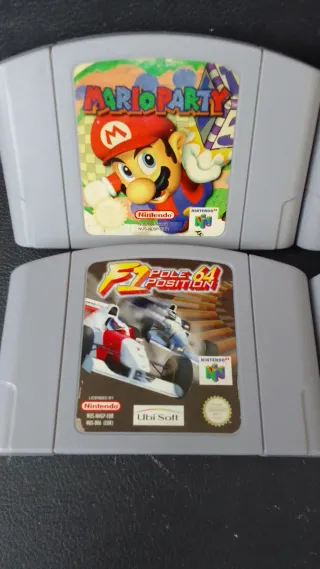 ♍4 Juegos Nintendo 64: Mario Party, NBA Pro 98, F