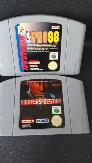 ♍4 Juegos Nintendo 64: Mario Party, NBA Pro 98, F