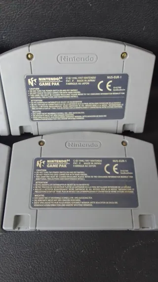 ♍4 Juegos Nintendo 64: Mario Party, NBA Pro 98, F