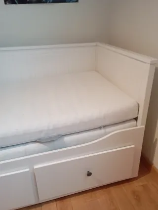 Cama nido Hermes Ikea blanca colchones No incluido