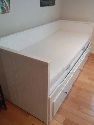 Cama nido Hermes Ikea blanca colchones No incluido