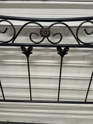 Cama completa sin colchón Base tapizada 135x200 cm