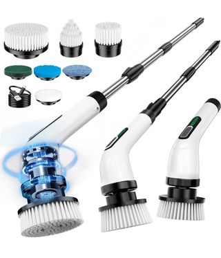 Cepillo Eléctrico Limpieza Hogar + Accesorios