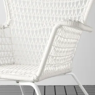 Sillón HÖGSTEN IKEA Blanco Mimbre