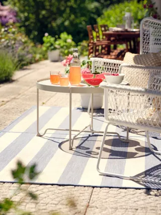 Sillón HÖGSTEN IKEA Blanco Mimbre