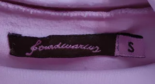 Camiseta cuello alto rosa sin mangas Talla S