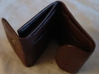 Monedero MONPIEL Piel Marrón