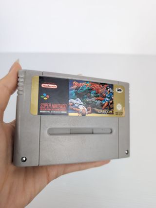 Street Fighter II SNES Cartuccia Originale PAL