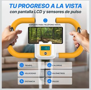 Bicicleta Estática Plegable Ultrasonido