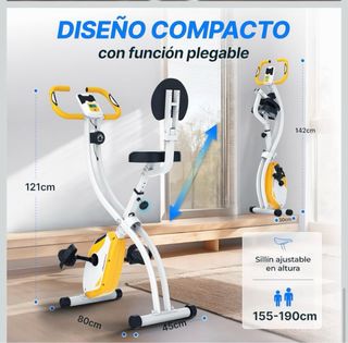 Bicicleta Estática Plegable Ultrasonido