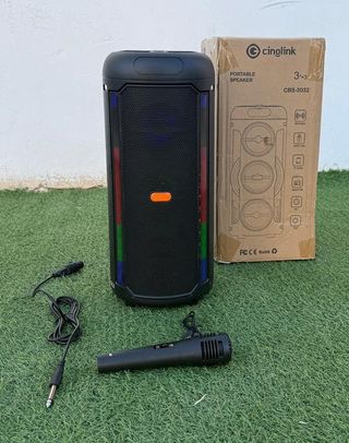 Altavoz portátil Bluetooth + micrófono – NUEVO