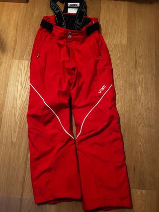 Pantaloni sci Vist uomo rossi vintage