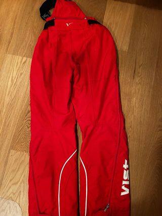 Pantaloni sci Vist uomo rossi vintage